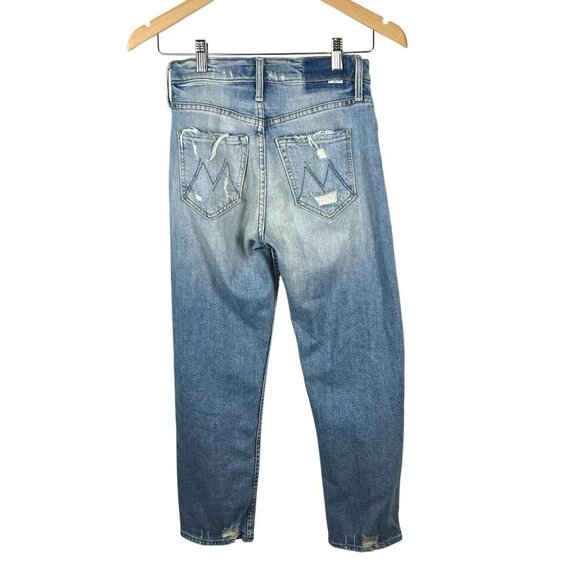 Mother Superior The Tom Cat Jeans In The Confession Wash Size 24 Distressed Boho - Picture 4 of 13